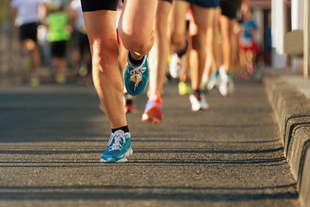 Endurance Sports and Oral Health 1 Marathon runner's legs